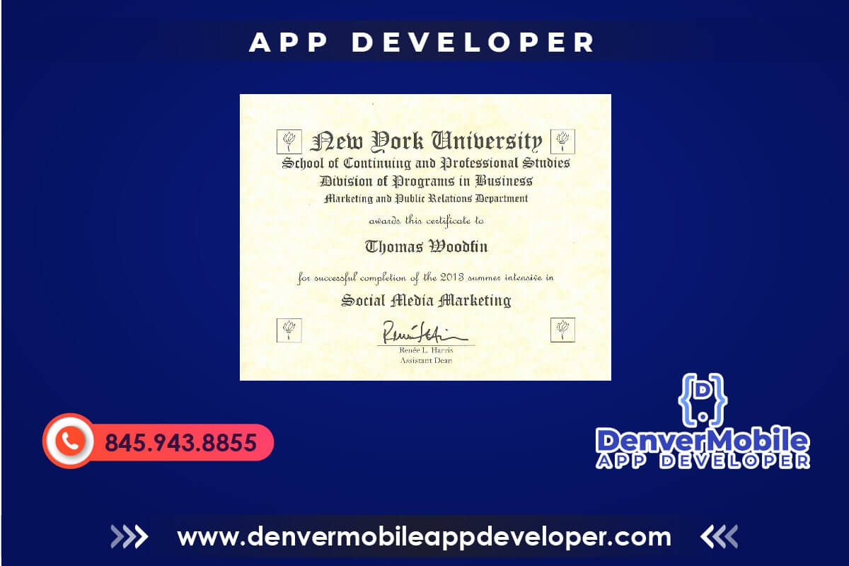 Certification of Social Media Marketing — New York University